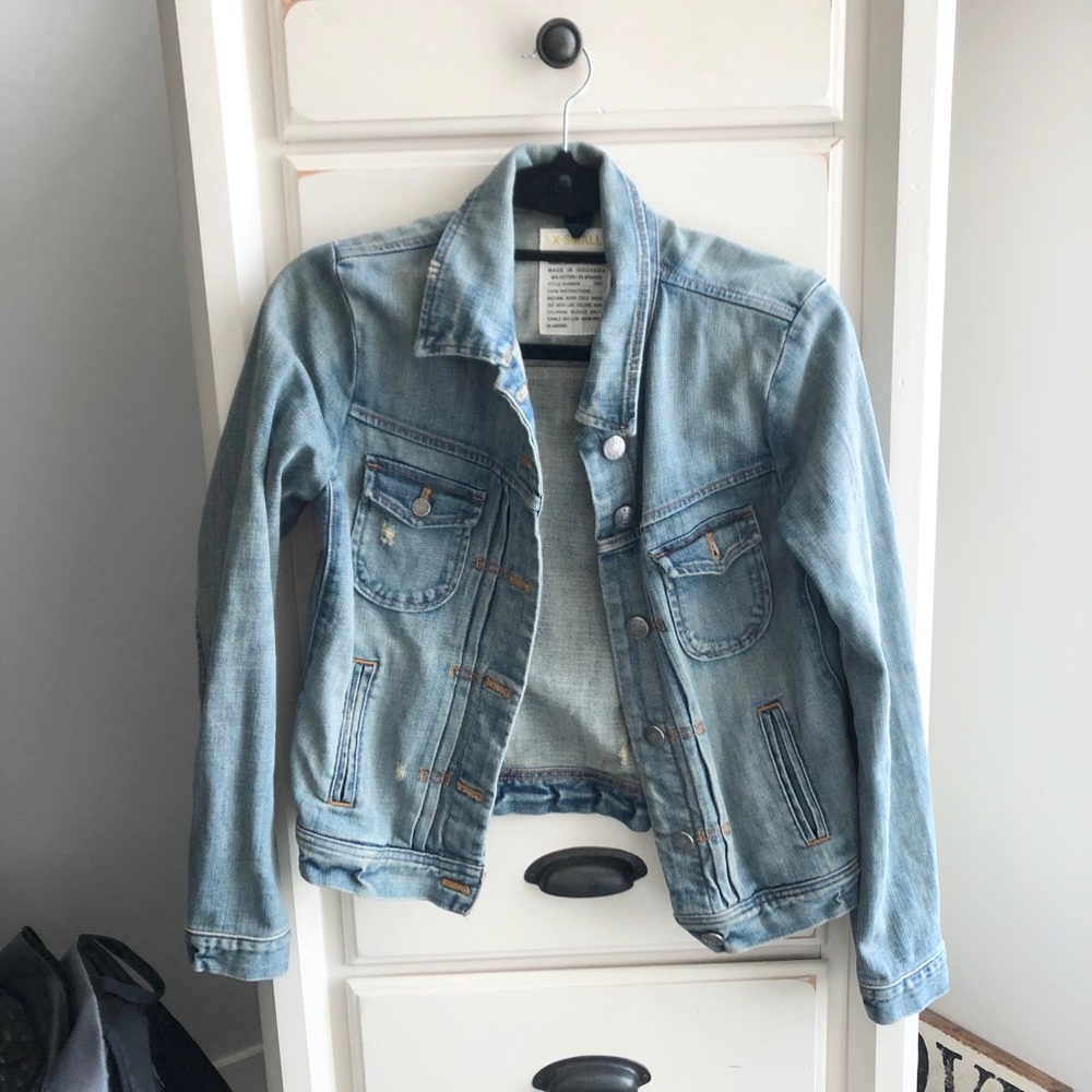 Women’s jcrew jean jacket size XS